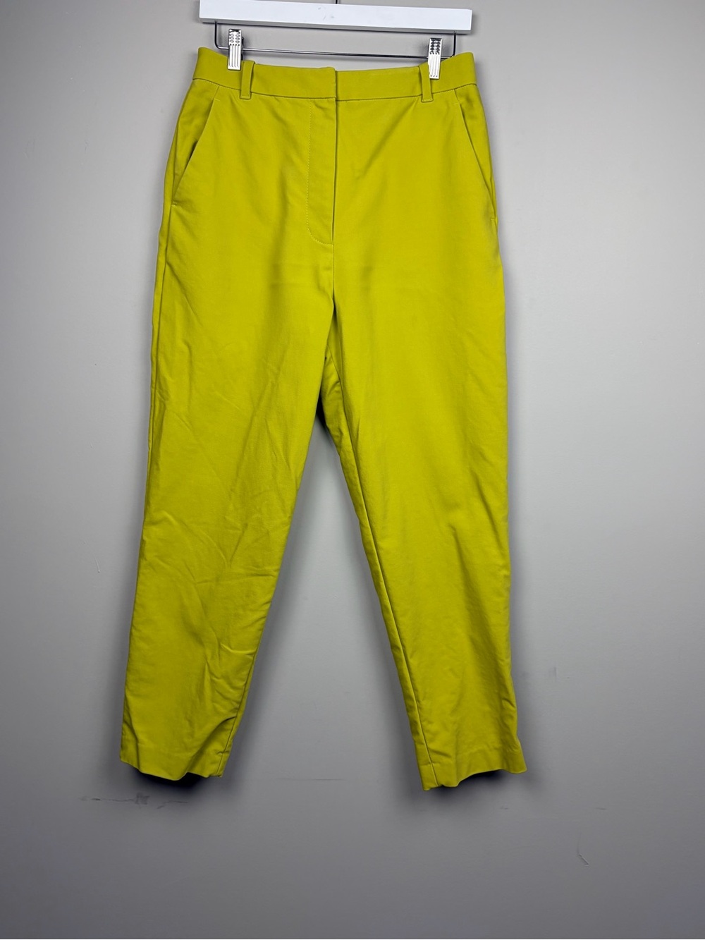 3.1 Phillip Lim Pants Women’s 6 Chartreuse Green High Rise Cropped Trousers
